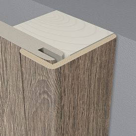 Ulkokulmalista Logoclic Tammi Luga 22 x 42 x 2600 mm