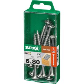 Puuruuvi Spax HI.FORCE TRX WIROX 6x80 mm 10KPL