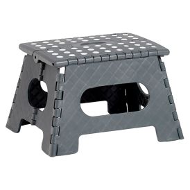 Taittojakkara Zeller 35 x 28 x 22 cm antrasiitti
