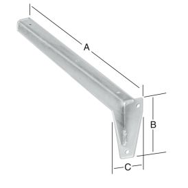 L-profiilikannake Vormann 680 mm