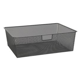 Mesh-kori ulosvedettävään korinkehykseen Elfa grafiitinharmaa 580 x 427 x 185 mm