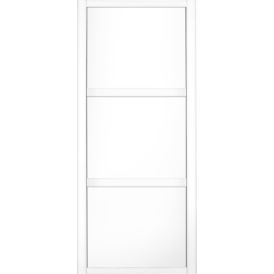 Liukuovi Lundbergs Nordic 610 x 2301 mm Valkoinen 3-peilinen