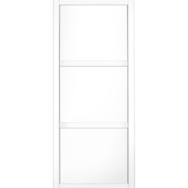 Liukuovi Lundbergs Nordic 762 x 2301 mm Valkoinen 3-peilinen