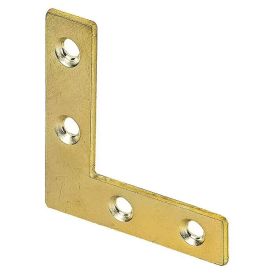 Kulmalevy 40 x 10 mm teräs messinki