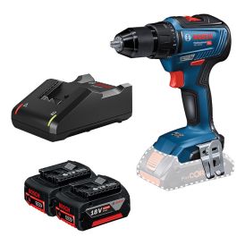 Akkuporakone Bosch GSR 18V-55 + 2 x 5,0 Ah