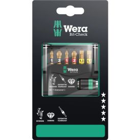 Ruuvauskärkisarja Wera Bit-Check 7 Diamond 1 7-os