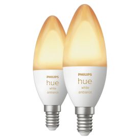 LED-älylamppu Philips Hue White ambiance 5,2 W E14 2 kpl/pkt