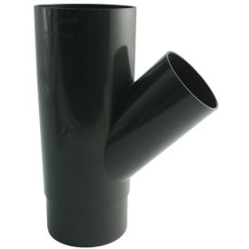 Haaraputki 45° Marley DN 105/75 antrasiitti