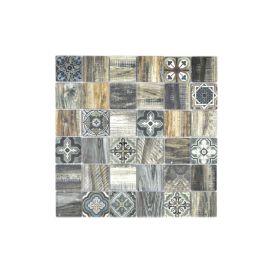Mosaiikkilaatta Crystal XCM WOOD 500 30 x 30 cm Ruskea