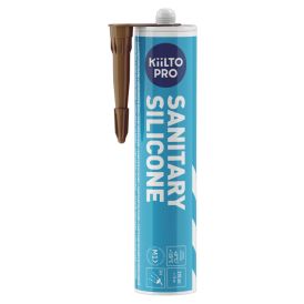 Saniteettisilikoni Kiilto Pro 33 cocoa 310 ml