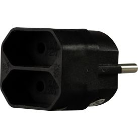 Adapteri Rev EURO-pistorasia musta
