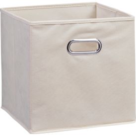 Kangaskori Zeller beige 28 x 28 x 28 cm
