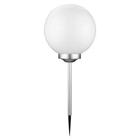 LED-solarpallo BAUHAUS Fara valkoinen Ø 30 cm IP44