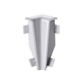 Jalkalistan sisäkulma Logoclic K58 C hopea 2 kpl
