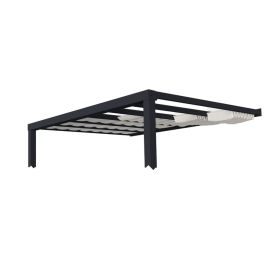 Terassikatoksen aurinkosuoja Canopia Stockholm 3,4 x 8,1 m