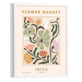 Sisustustaulu Reinders White Ibiza Flowers 50 x 70 cm