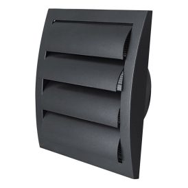 Säleikkö Europlast ND12ZA Antrasiitti 190 x 190 mm Ø124 mm