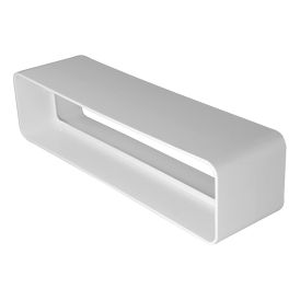 Kanavaliitin Europlast Valkoinen 220 x 55 mm