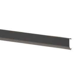 Kantokiskon suoja Elfa Classic grafiitinharmaa 581 x 11 x 40 mm