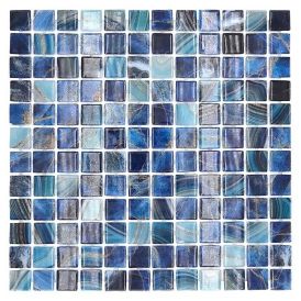 Mosaiikkilaatta Royal sininen 31,6 x 31,6 cm