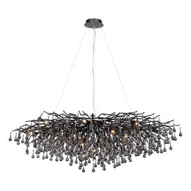Kattovalaisin Paul Neuhaus Icicle musta 75 x 150 x 250 cm