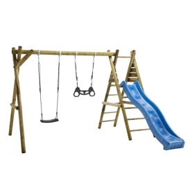 Keinuteline Nordic Play liukumäellä