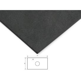 Pöytätaso Svedbergs laminaatti skiffer 81 x 46 cm