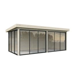 Paviljonki Palmako Lenna 402 liukuovilla 16,6 m²