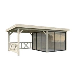 Paviljonki Palmako Lenna 403 liukuovilla 16,6 m²