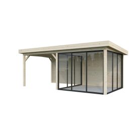 Paviljonki Palmako Lenna 406 liukuovilla 16,6 m²