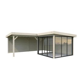 Paviljonki Palmako Lenna 412 liukuovilla 24,9 m²