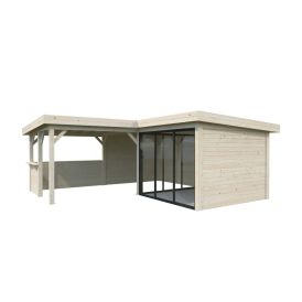 Paviljonki Palmako Lenna 409 liukuovilla 24,9 m²