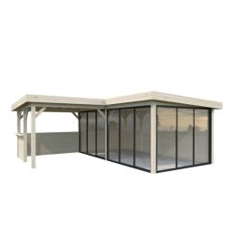 Paviljonki Palmako Lenna 423 liukuovilla 24,9 m²