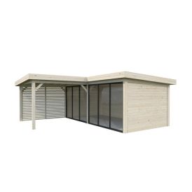 Paviljonki Palmako Lenna 413 liukuovilla 24,9 m²