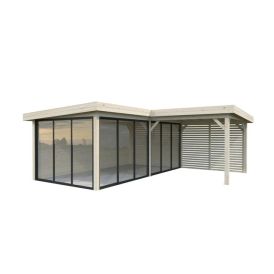 Paviljonki Palmako Lenna 414 liukuovilla 24,9 m²