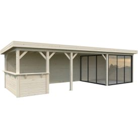 Paviljonki Palmako Lenna 415 liukuovilla 24,9 m²