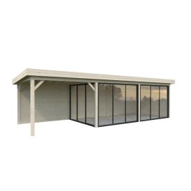 Paviljonki Palmako Lenna 417 liukuovilla 24,9 m²