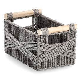 Säilytyskori Zeller Harmaa 28 x 17 x 14 cm
