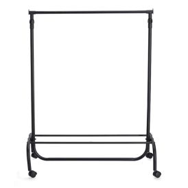 Vaateteline Zeller musta 86 x 43 x 108-175 cm