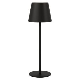 Ulkopöytävalaisin Starlux Paola musta 11 x 11 x 36 cm