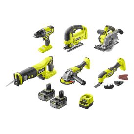 Akkukonesarja Ryobi ONE+ R18CK6-240G