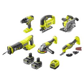 Akkukonesarja Ryobi ONE+ R18CK6-240G