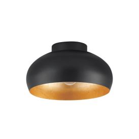 Kattovalaisin Eglo Mogano 2 musta/kulta Ø 28 cm