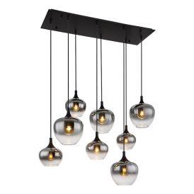 Riippuvalaisin Globo Maxy 8-os kahvi/opaalilasi 105 cm