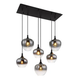 Riippuvalaisin Globo Maxy 6-os musta/savulasi 86 cm