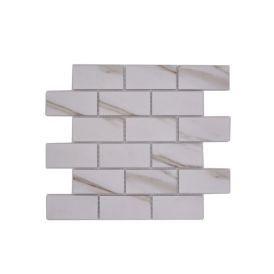 Mosaiikkilaatta Welscheit Catta CIM BR CT valkoinen 29,55 x 29,1 cm