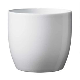 Suojaruukku Basel kiiltävä valkoinen 12 cm
