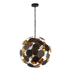Kattovalaisin Searchlight Discus musta/kulta Ø 47 cm