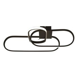 LED-kattovalaisin Searchlight Clip musta 65 x 18 cm