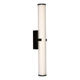 LED-kylpyhuonevalaisin Searchlight Clamp musta Ø 9 x 63 cm IP44